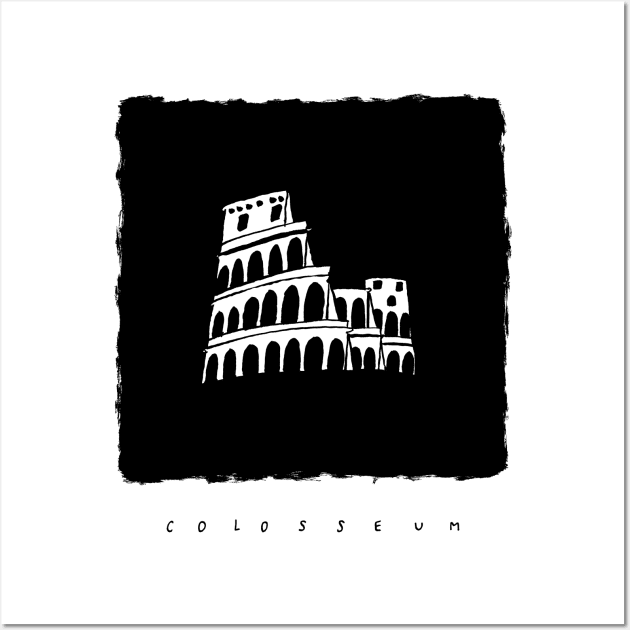 Colosseum ink Wall Art by Aidi Riera